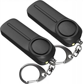 img 4 attached to WETEN Safety Siren: Personal Protection For Women - 2 Pack Self Defense W/ Flashlight & 130DB Loud Alarm