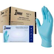 🧤 1st choice nitrile disposable medical gloves: fentanyl resistant, chemo-rated, latex-free, blue - medium size - 1000/case logo