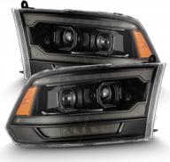 светодиодные прожекторы серии luxx 5-го поколения (стиль g2) для ram 1500 2009-2018 гг., ram 2500/3500 2010-2018 гг. - alpharex 880560 alpha black логотип