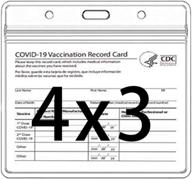stay organized and protected: waterproof covid vaccine card holder - 3 pack logo