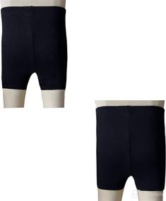 img 2 attached to 🩳 SOBOWO Set of 3 Toddler Baby Girls Dance Shorts, Solid Breathable Comfort Sports Shorts, Sizes 9M-4T