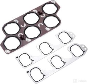 img 3 attached to 🚗 LIMICAR Engine Intake Gasket Set for Buick Lacrosse Rendezvous, Cadillac CTS SRX STS, Malibu, Pontiac G6 G8, Saturn Aura - 3.6L Compatible - Upper & Lower Intake Gaskets 12598158 (2004-2011)