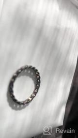 img 5 attached to Минималистичные кубинские кольца-цепочки: кольца из стерлингового серебра для среднего и большого пальцев