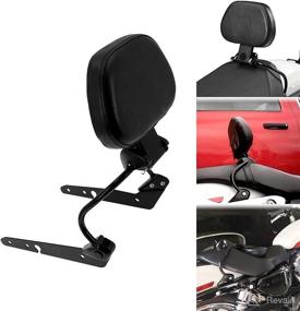 img 1 attached to YHMTIVTU Detachable Backrest Sportster 2004 2021