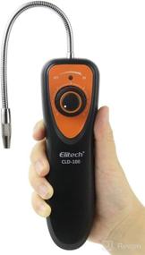 img 1 attached to Elitech CLD-100 Refrigerant Leak Detector for Car HVAC Systems: Halogen Gas, CFCs, HCFCs, HFCs