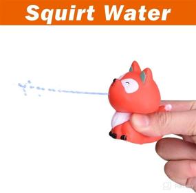 img 2 attached to 🐠 Prefilled Bath Toys Squirters Set - 12 PCs Sea Animals Bath Toys for Toddlers - Easter Egg Fillers, Party Favors, Basket Stuffers