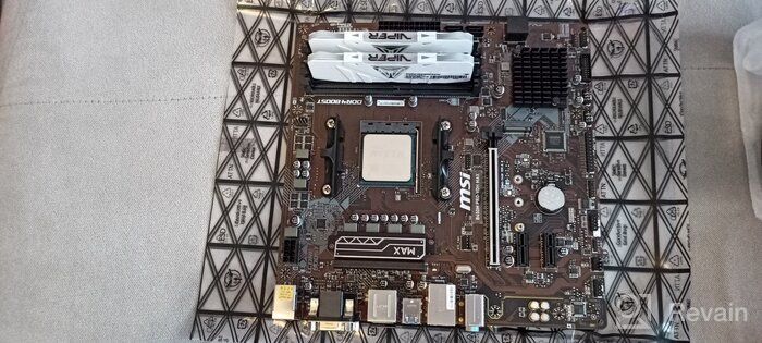 img 2 attached to 🔧 MSI B450M PRO-VDH Max Micro-ATX Motherboard - AMD Ryzen 2nd and 3rd Gen AM4, M.2, USB 3.0, DDR4, D-Sub, DVI, HDMI review by Chun Chun ᠌