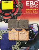 ebc brakes fa322/4hh disc brake pad set, black, universal fit логотип