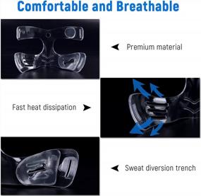 img 1 attached to Protective Nose Guard Face Shield For Children, Teenagers, And Women - Adjustable Mask With Padding And Carrying Bag - Designed To Shield Against Impact Injuries To Nose And Face - Qiancheng