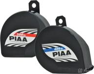 piaa slim line 112db twin tone sports horn kit for all vehicles - 400hz and 500hz, black: product optimization логотип