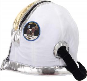 img 1 attached to Kids' Plush Space Helmet: Explore The Universe In Comfort!