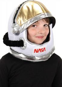 img 4 attached to Детский плюшевый космический шлем: исследуйте Вселенную с комфортом!