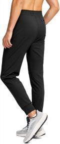 img 2 attached to Men'S Joggers Sweatpants With 3 Zipper Pockets - Workout Track Pants For Running, Gym, Walking, Casual Golf