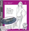 invisible and adjustable: braza no belt for 20"-40" waists logo