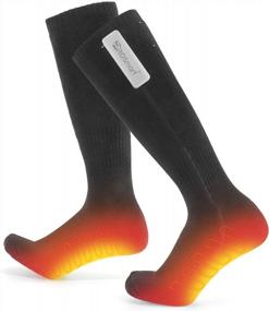 img 4 attached to Unisex PROSmart Rechargeable Electric Heated Socks With Battery Pack For Men And Women