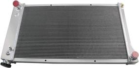 img 1 attached to 🚘 High-Performance 3-Row Radiator for 1967-1972 Chevy/GMC C/K Series C10 C20 C30 Pickup Truck by ALLOYWORKS