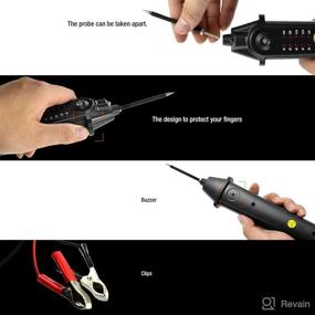 img 1 attached to ⚡ High-Performance Automotive Electric Circuit Tester for Car Electrical Systems, 2V to 24V DC