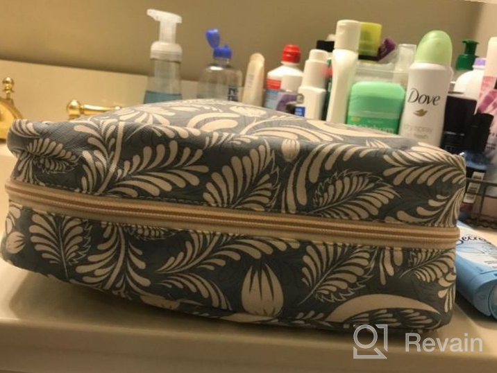 img 1 attached to Leopard Narwey Hanging Travel Toiletry Bag: Waterproof Cosmetic Make Up Organizer For Women & Girls review by Daryle Grove