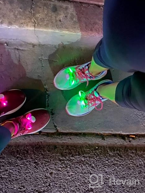 img 1 attached to Jofan LED Shoelaces: Light Up Your Shoes with 6 Pairs in 3 Modes and 6 Colors for Any Occasion review by Jim Cronin