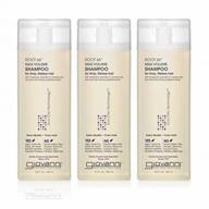 volumizing shampoo for fine, lifeless hair - giovanni root 66 max volume with natural botanicals, nutrient-rich formula for stronger, lifted hair - color safe - 8.5 oz (pack of 3) logo