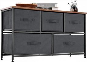 img 4 attached to Organize Your Bedroom With YOUDENOVA 5-Drawer Dresser Storage Chest!