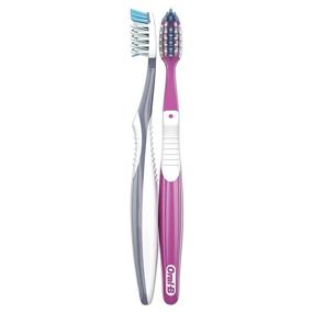 img 3 attached to Medium Oral B Radiant Whitening Toothbrush for Enhanced Brightness