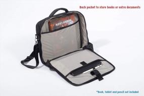 img 1 attached to Hexers RPG Bag Compatible With Dungeons And Dragons DnD Travel Shoulder Bag For Role-Playing Game Fans, DM Masters, Fits Books, Squares & Hexes Board, Tablet, Markers, Dice & Miniatures