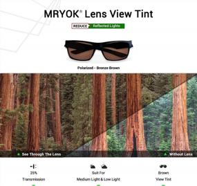 img 1 attached to Mryok Polarized Replacement Lenses: Enhance Your Sunglasses & Eyewear with High-Quality Accessories for Men