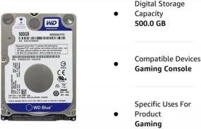 img 1 attached to 💿 Western Digital 500GB 2.5" HDD for PlayStation 3/4 (PS3 Fat, Slim, Super Slim, PS4)