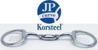improved comfort and control: korsteel jp oval mouth eggbutt for your equine companion logo