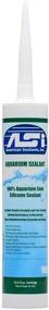 img 1 attached to 🐠 High-Quality ASI Black Aquarium Silicone Sealant - 10.2 Oz Cartridge