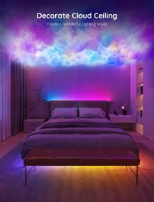img 1 attached to 32.8Ft Govee RGBIC Smart LED Strip Lights With APP Control For Bedroom, Music Sync, And DIY Colors On One Line- Ideal For Gaming Room And Indoor Use
