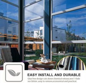 img 1 attached to Enhance Your Home And Office With Filmgoo'S Daytime Privacy Window Film - Block Heat And UV Rays With Reflective Technology