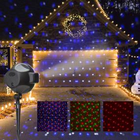 img 4 attached to Создайте волшебную зимнюю страну чудес с помощью светодиодного проектора PEIDUO для вечеринок — идеально подходит для праздничных вечеринок и декораций в помещении и на открытом воздухе