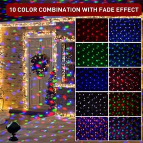 img 3 attached to Create A Magical Winter Wonderland With The PEIDUO LED Party Projector - Perfect For Indoor And Outdoor Holiday Parties And Décor