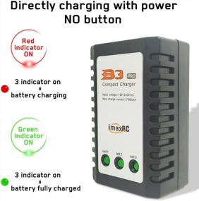img 2 attached to FUNTECH B3AC Pro Compact 2S-3S RC Balance Charger 7.4V-11.1V For Boats, Planes, Cars And More.
