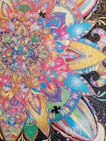 img 5 attached to 1000 Piece Mandala Jigsaw Puzzle - Creative Colorful Black Fantasy Bgraamiens Color Challenge Puzzle