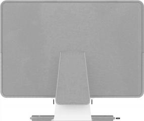 img 1 attached to Protective Neoprene Sleeve Bundle For 21.5-Inch IMac With Keyboard Cover - Ideal For Storage, Dust Protection, And Transport (Silver)
