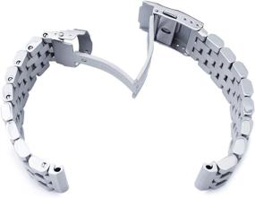 img 1 attached to 22Mm Engineer Stainless Straight Bracelet
