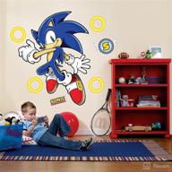 🦔 sonic the hedgehog giant wall decals for birthdayexpress room decor логотип