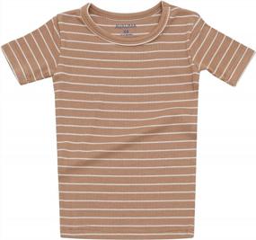 img 3 attached to Snug-Fit Stripe Pattern Pajama Set For Stylish Daily Wear - AVAUMA Baby Boys And Girls Sleepwear