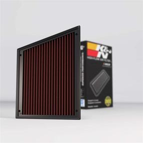 img 4 attached to 🔥 K&amp;N Engine Air Filter 33-2466: High Performance Replacement for 2011-2016 Chevy/GMC Heavy Duty Diesel Trucks