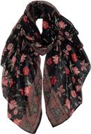 🌸 stylish & lightweight scarves with fashion flowers: essential women's accessories from gerinly via scarves & wraps логотип