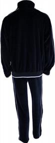 img 3 attached to Upgrade Your Casual Style With Sweatsedo Men'S Velour Tracksuit