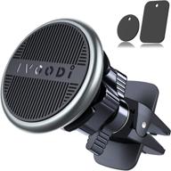 📱 ivoodi magnetic phone holder for car: strong 360° rotation mount for iphone, samsung & all phones logo