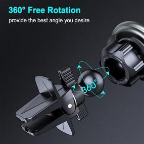 img 1 attached to 📱 Ivoodi Magnetic Phone Holder for Car: Strong 360° Rotation Mount for iPhone, Samsung & All Phones