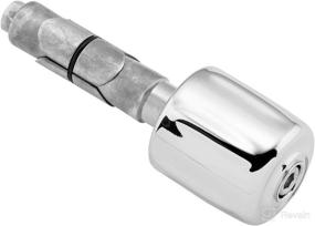 img 2 attached to 🏍️ Kuryakyn 6288 Motorcycle Handlebar Accessory: Clutch Side Matching Bar End Weight, Chrome - Universal Fit for 1" or 7/8" Handlebars with Hollow Bar Ends