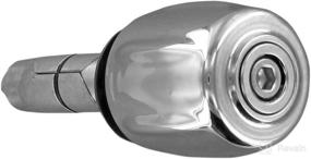 img 3 attached to 🏍️ Kuryakyn 6288 Motorcycle Handlebar Accessory: Clutch Side Matching Bar End Weight, Chrome - Universal Fit for 1" or 7/8" Handlebars with Hollow Bar Ends