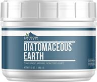 🌊 pure freshwater amorphous silica: earthborn elements diatomaceous earth (12 oz) in a resealable bucket" logo