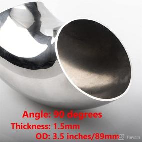 img 2 attached to Stainless 3 5 Mandrel Bend Elbow